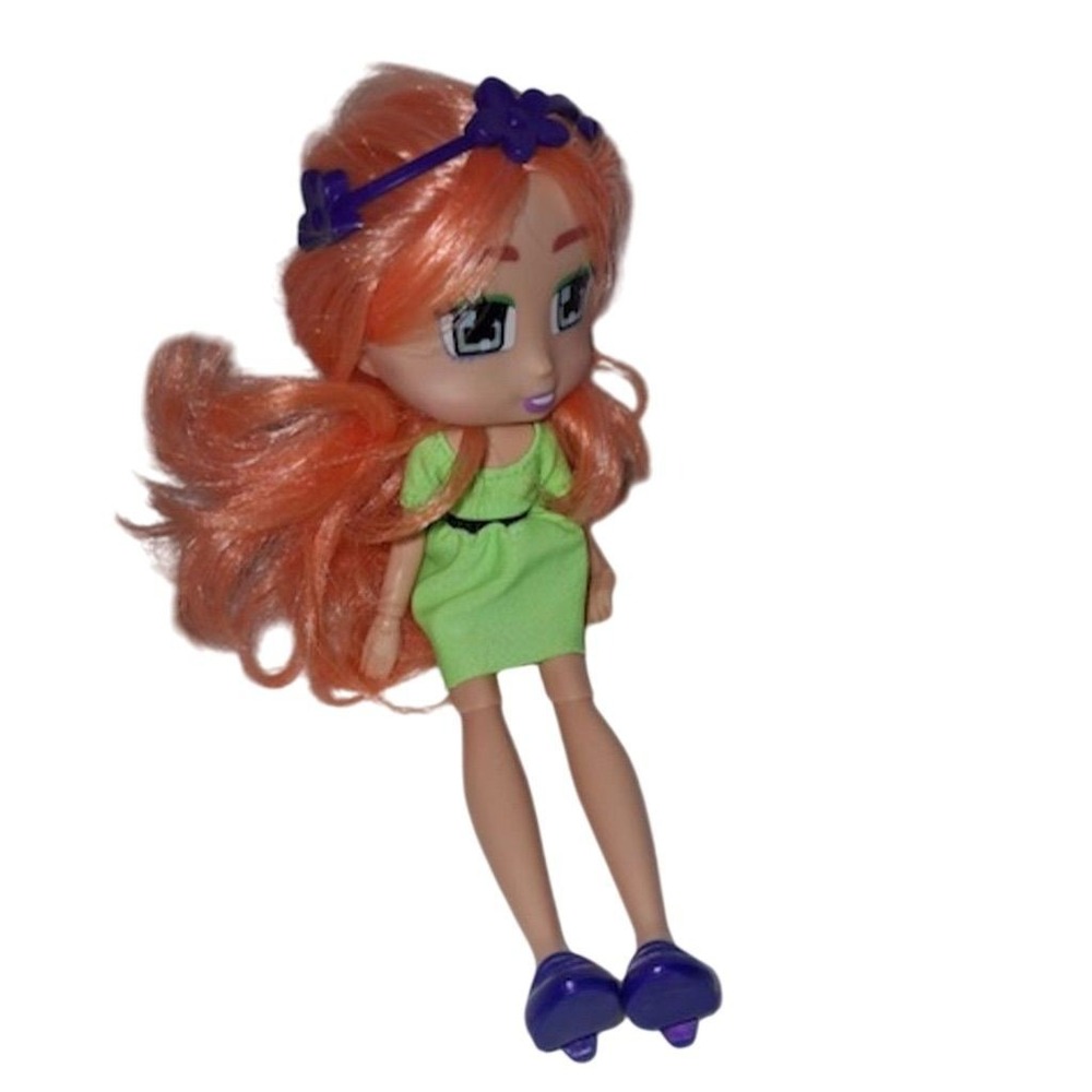 Boxy Girls Fashion‎ Doll with Accessories - Orange Hair & Green Dress